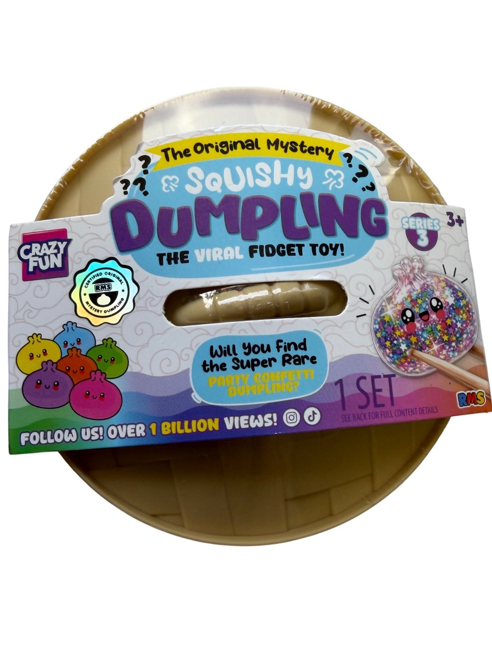 🔥✨NEW RMS Crazy Fun Mystery Dumpling – Party Confetti Edition OUT OF STOCK